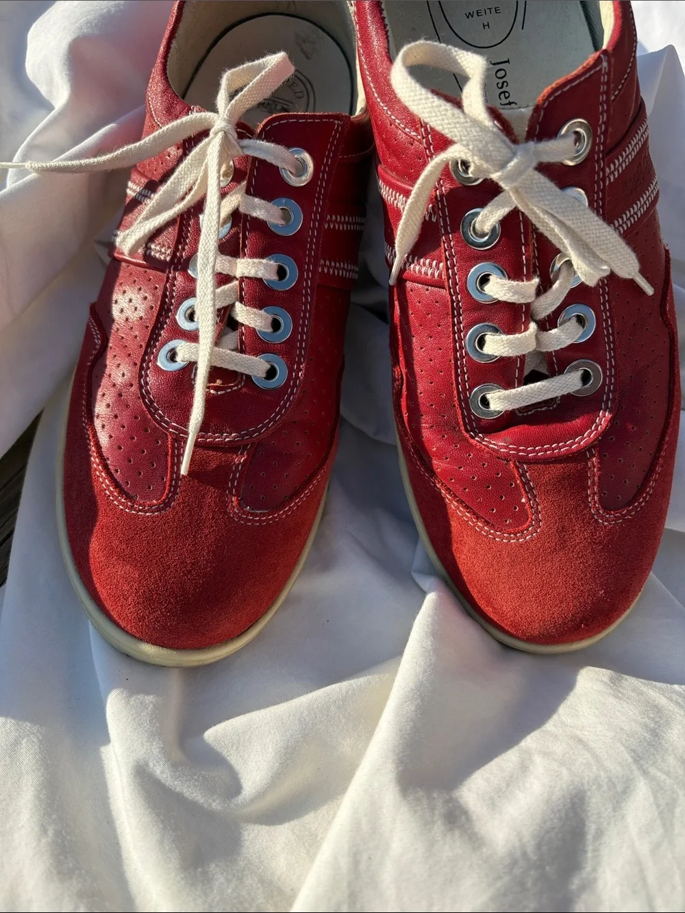 Josef Seibel Red Caspian Sneaker women 9